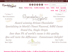 Tablet Screenshot of chocolateforthespirit.com